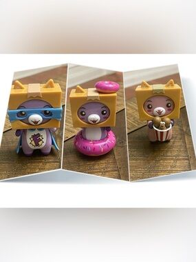 LankyBox Foxy collectible figures from various series-rare bundle of 3